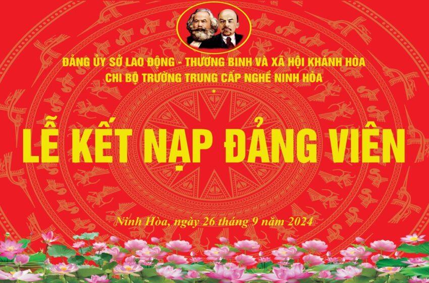  Lễ kết nạp đảng viên