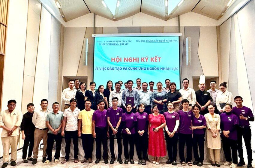  KHAI GIẢNG LỚP ĐÀO TẠO NGHỀ NGHIỆP VỤ NHÀ HÀNG VÀ NGHIỆP VỤ BẾP CHO LAO ĐỘNG ĐANG LÀM VIỆC TẠI CÔNG TY TNHH TTC DỐC LẾT