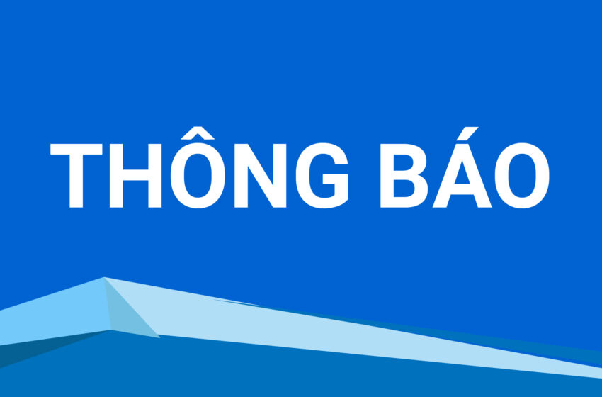  Thông báo các khoản thu của năm học 2025-2026